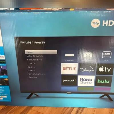 #1 - Philips 32” Roku TV 720p HD - NEW In Box