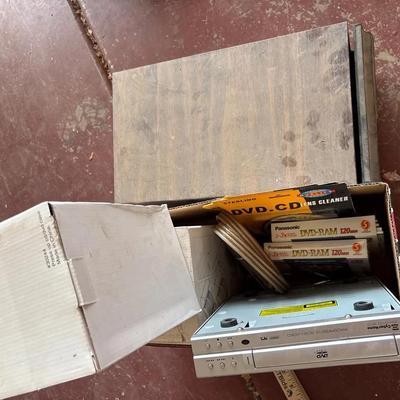 Entertainment - Cyberhome DVD Player, CD/DVD Cases, VHS Holder, DVD RAM Discs, Cleaner