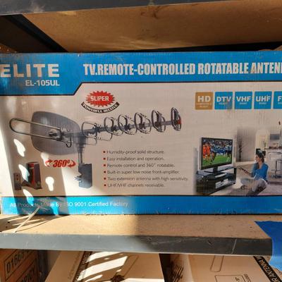 2 NEW Elite EL-105UL TV Remote Controlled Rotatable Antennas, Sealed Pkgs