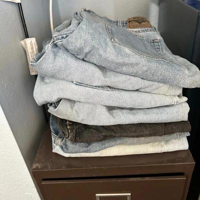 7 Jorts - Jean Shorts - 6 Wrangler, 1 Faded Glory - All Size 38