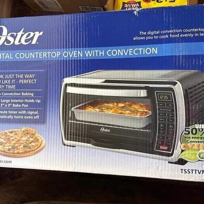 Oster Digital Countertop Oven With Convection - NEW In Box - Holds 13x9 Bake Pan