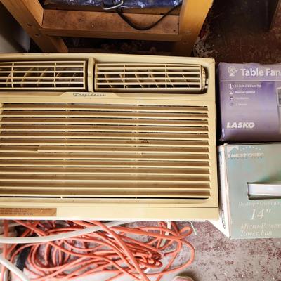 Cool Off - Frigidaire Window AC Unit, New Lasko Oscillating Table Fan, New 14" Tower Fan