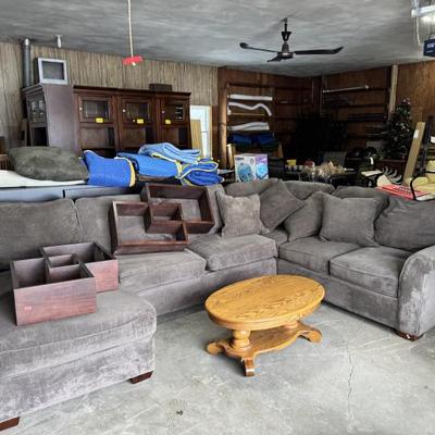 Sale Photo Thumbnail #256: Huge sectional couch 