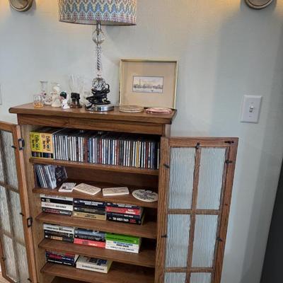 Sale Photo Thumbnail #14: Media, book, decor cabinet 