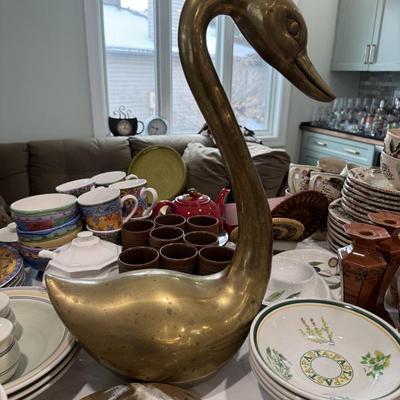 Sale Photo Thumbnail #50: Brass Goose