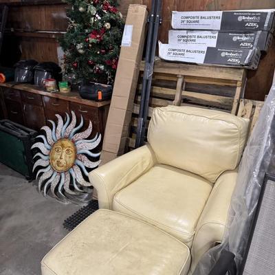 Sale Photo Thumbnail #260: Chair & Ottomon