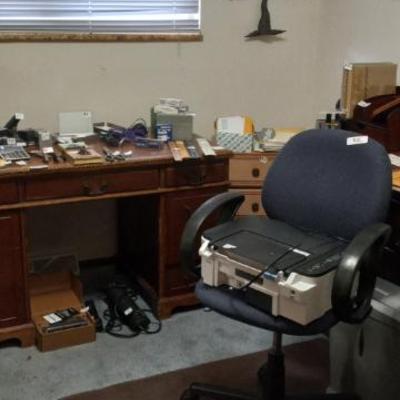 Sale Photo Thumbnail #3: Printer, Antique Desk