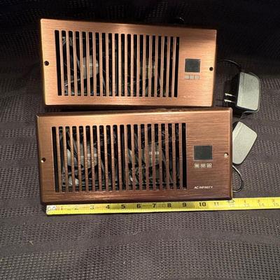 E ac infinity electric floor vent fans 2 pack