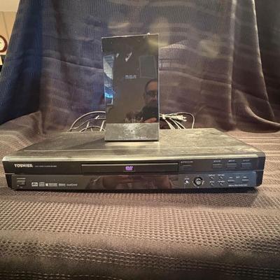 E toshiba dvd player and rca antenna