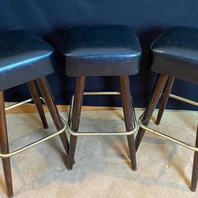 Set of 3 Dohrmann Bar stools