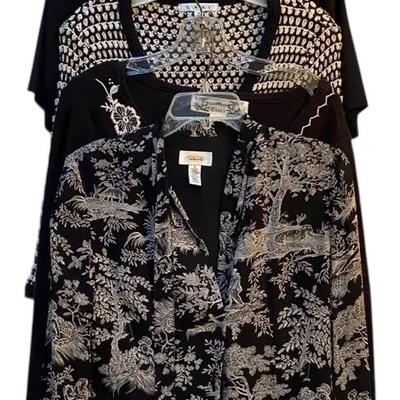 Lot of 5 Women’s Tops *Talbots *Tiara *Cabi *Stephanie Queller *Loft