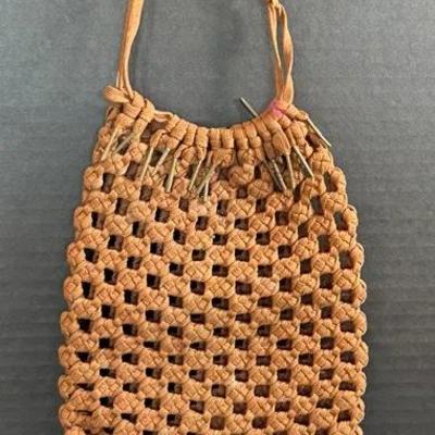 Vintage 10” Shoestring Pouch *