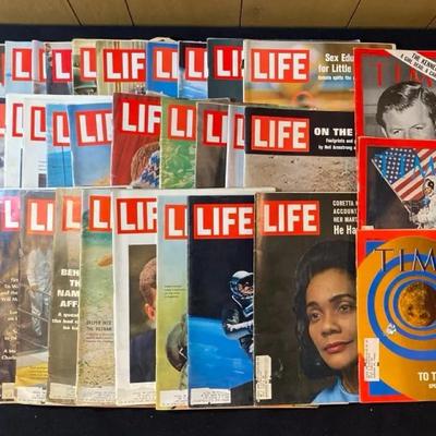LIFE & Time Magazines From the Year 1969 *33 LIFE Issues *Time 3 Issues July-August 1969