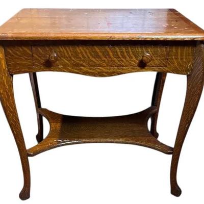 Davis-Birely Antique Table/Desk * Shellbyville Indiana 