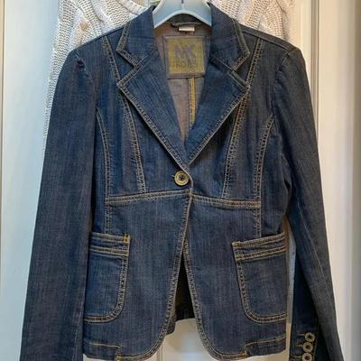 Women’s Micheal Kors Jacket & Eddie Bauer Sweater size Small