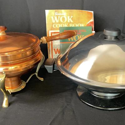 Electric Wok * Copper Chafing Dish