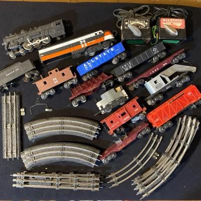 Vintage Train Cars, Tracks & 2 Transformers