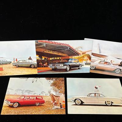 5 - 1961 Buick Auto Dealership Postcards * Dresslar -Waesche Buick and Opel