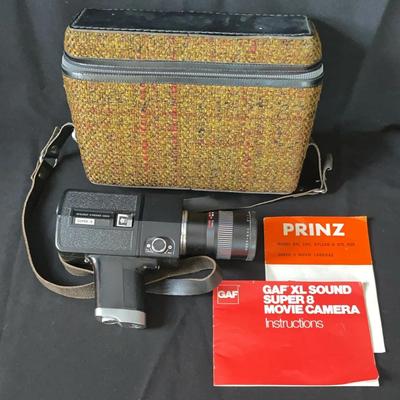 Super Eight Video Camera With Carrying Case