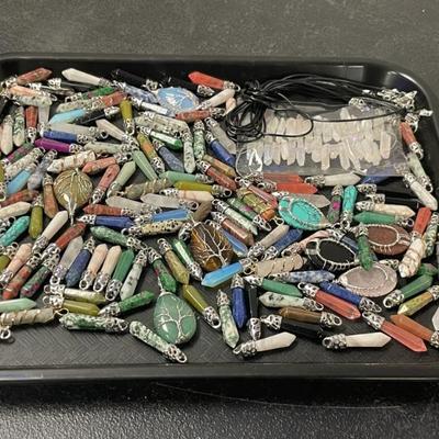 Sale Photo Thumbnail #4: GEMSTONE PENDANTS