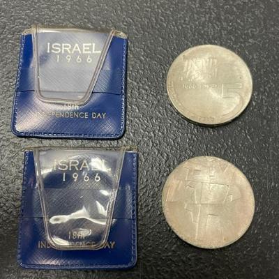 Sale Photo Thumbnail #40: .900 SILVER COINS ISRAEL