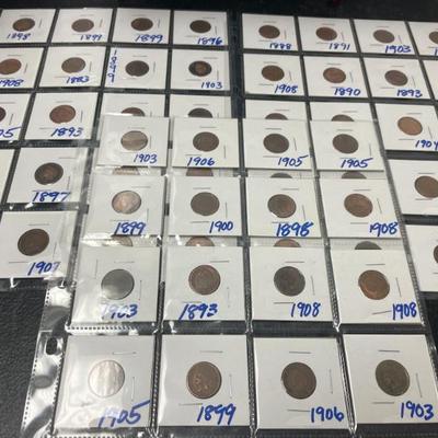 Sale Photo Thumbnail #160: INDIAN HEAD PENNY LOT
