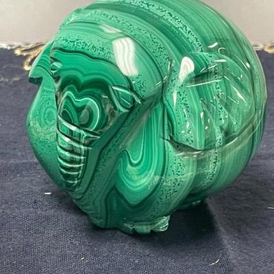 Sale Photo Thumbnail #126: MALACHITE ELEPHANT