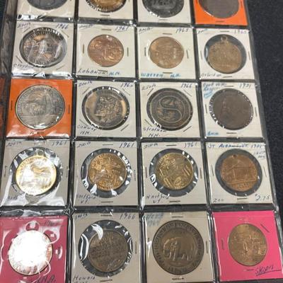 Sale Photo Thumbnail #152: 1931-1969 TOKEN NH/VT/MA