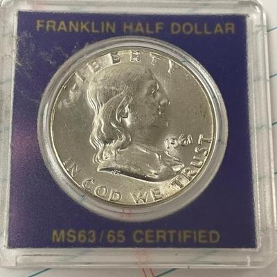 Sale Photo Thumbnail #6: 1951 FRANKLIN HALF 