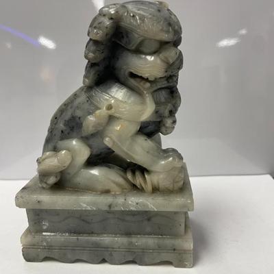 Sale Photo Thumbnail #129: CARVED SOAPSTONE