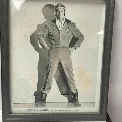 Sale Photo Thumbnail #116: 1954 8X10 CAPTAIN MIDNIGHT SIGNED