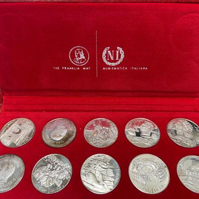 Sale Photo Thumbnail #2: .925 SILVER 1969 TUNISIA SET