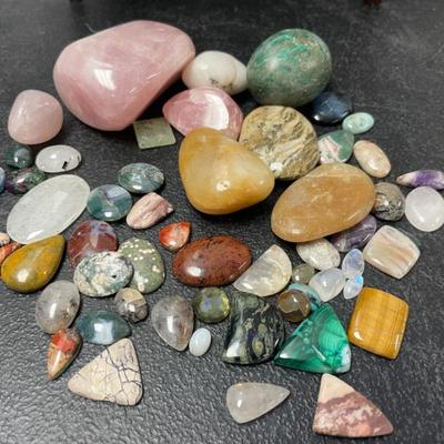 Sale Photo Thumbnail #120: POLISHED QUARTZ/GEMSTONES/CABOCHONS
