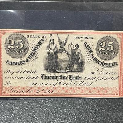 Sale Photo Thumbnail #74: 1862 CURRENCY