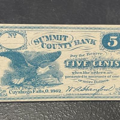 Sale Photo Thumbnail #76: 1862 CURRENCY