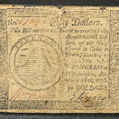 Sale Photo Thumbnail #20: 1778 COLONIAL CURRENCY