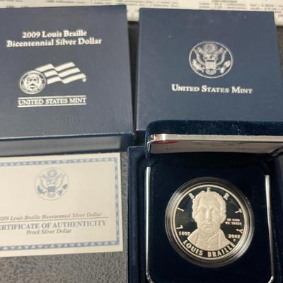 Sale Photo Thumbnail #57: 2009 SILVER PROOF DOLLAR