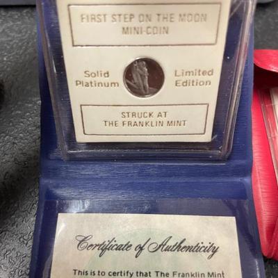 Sale Photo Thumbnail #90: PLATINUM APOLLO 15 COIN