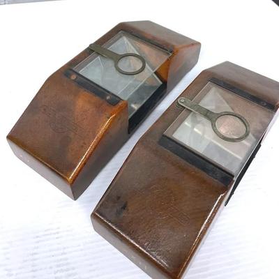 Two Antique Bausch & Lomb Dissecting Microscopes 