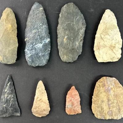 Prehistoric Stone Implements “Bifaces”