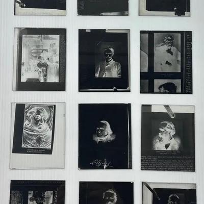 Vintage Glass Slides Of Famous Scientists (12)