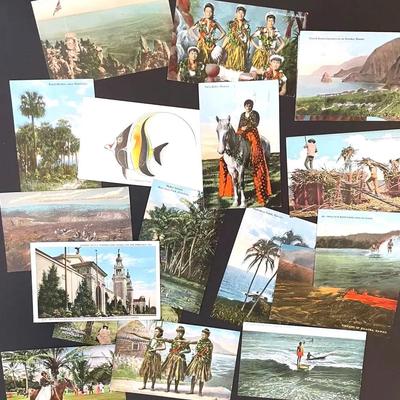 Antique Postcards From Hawaii, DC And California (90)