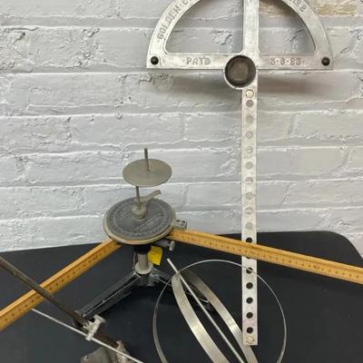 Vintage Cenco Spectrometer, Centrifugal Hoop And Surface Gage