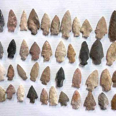 Collection Of Projectile Points Dated 4000-1200 BC (42)