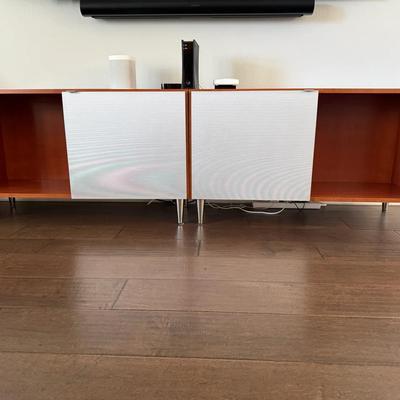 (2) Custom Designed Low Profile Cabinets