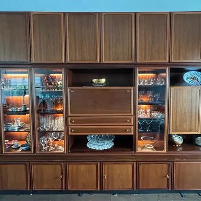 Vintage Custom Made Cabinet / Wall Unit from Germany