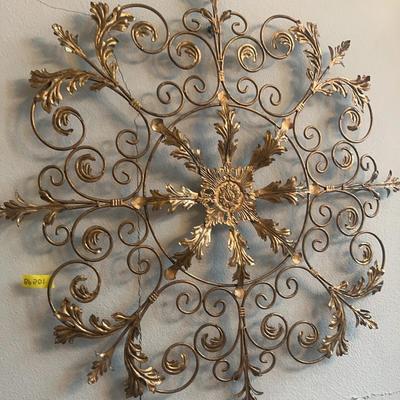 BP501 Large Antique Style Metal Wall Hanging #2