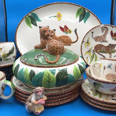 BP538 Lynn Chase Jungle Jubilee Ceramic Dishware