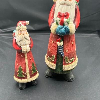 BP403 Vintage Santa Claus Figurines 