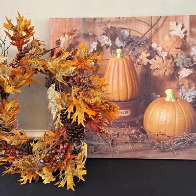 BP552 FALL Canvas & Wreath